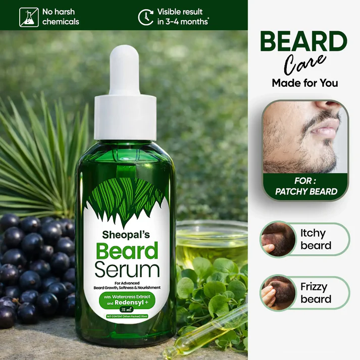 Beard Serum With Redensyl For Beard Growth